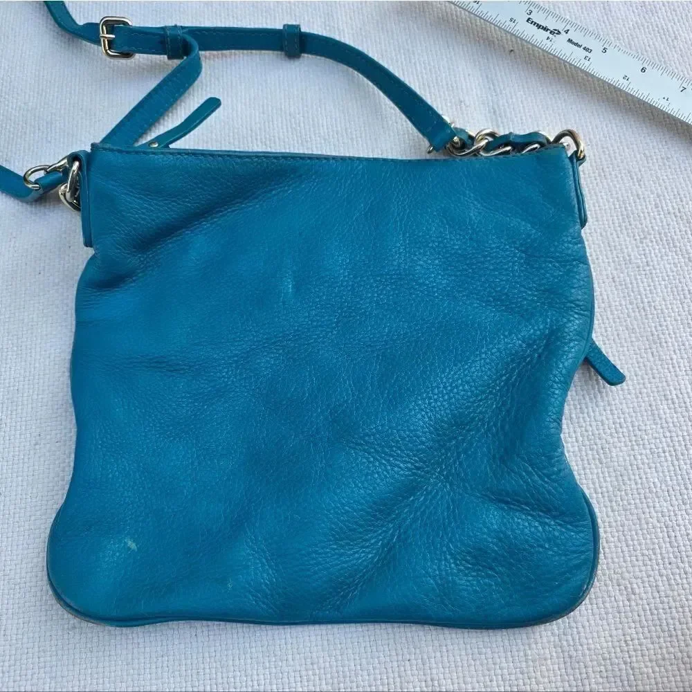 Kate spade blue leather crossbody